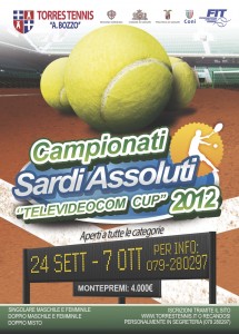 Locandina Campionati Assoluti Sardi Televideocom Cup