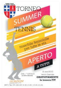 Locandina torneo sociale luglio 2019